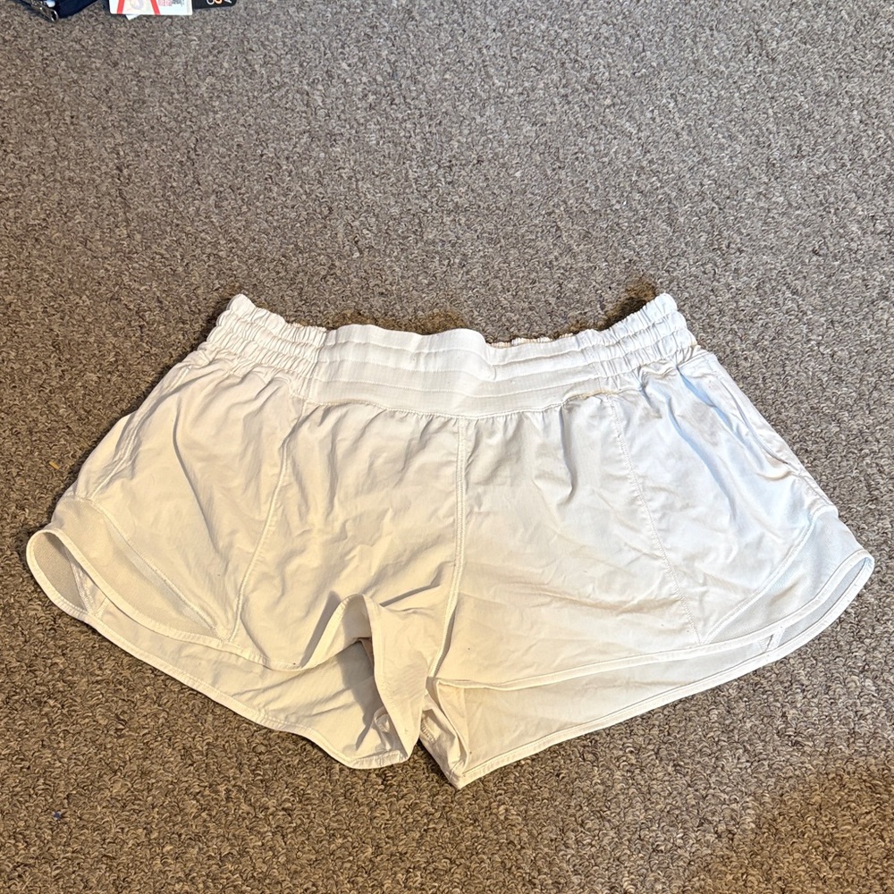 Lululemon hotty hot White Athletic Shorts